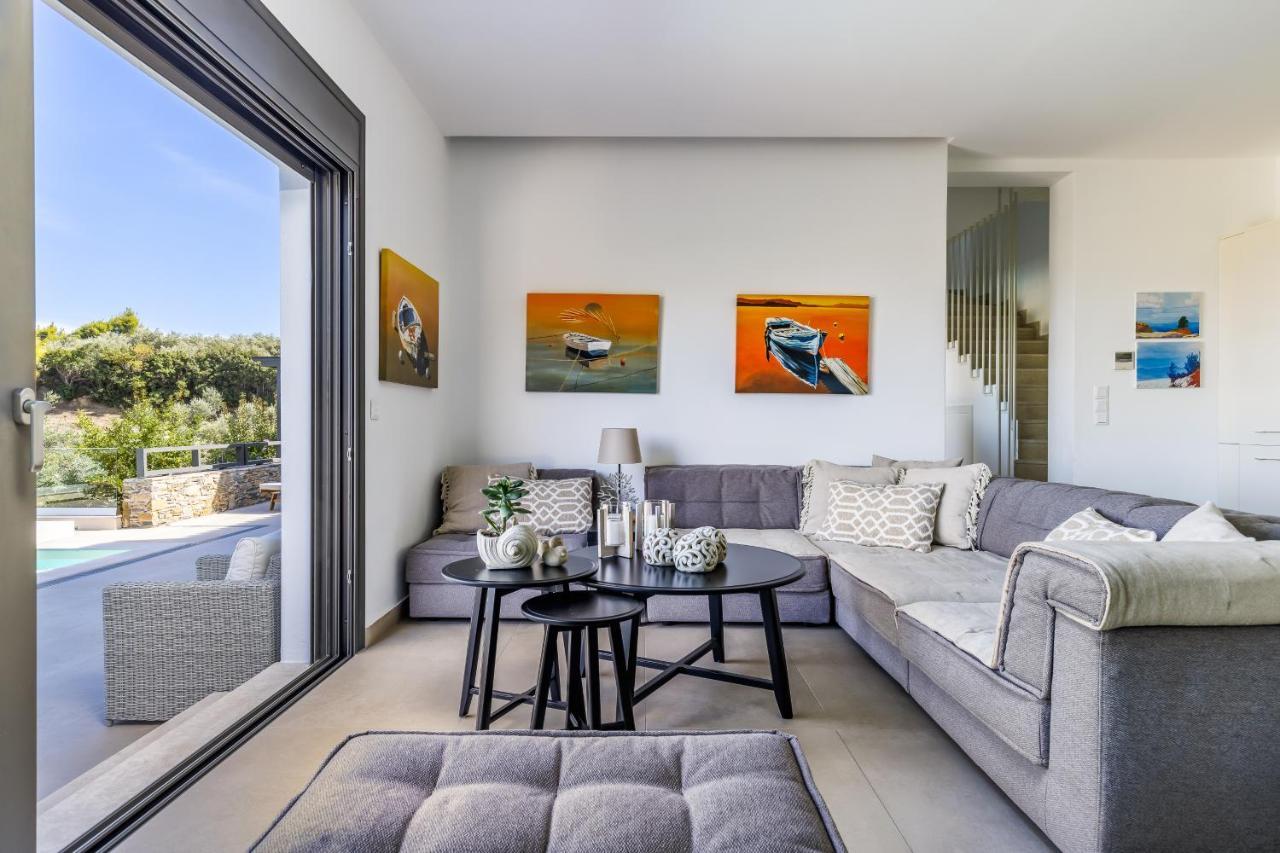 Villa Politimi Luxury Retreat Szkópelosz Kültér fotó