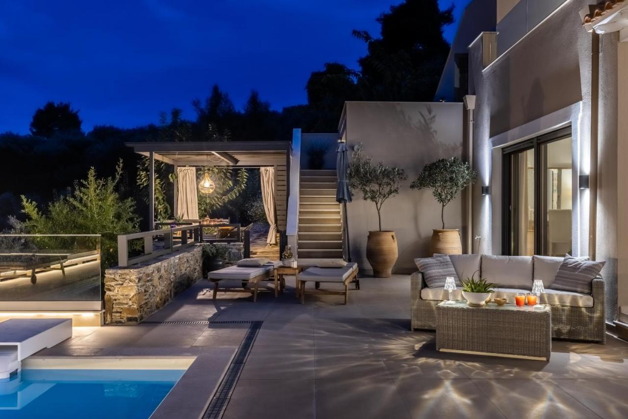 Villa Politimi Luxury Retreat Szkópelosz Kültér fotó