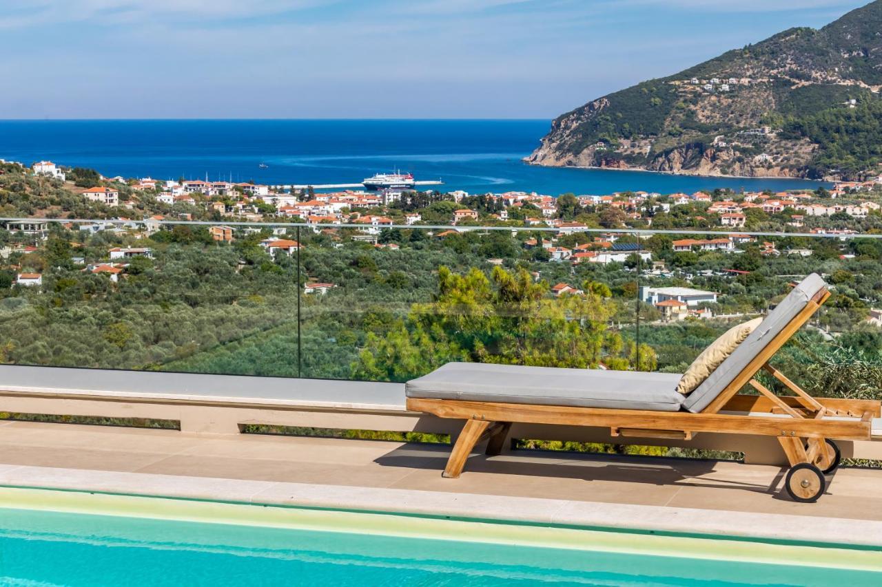Villa Politimi Luxury Retreat Szkópelosz Kültér fotó