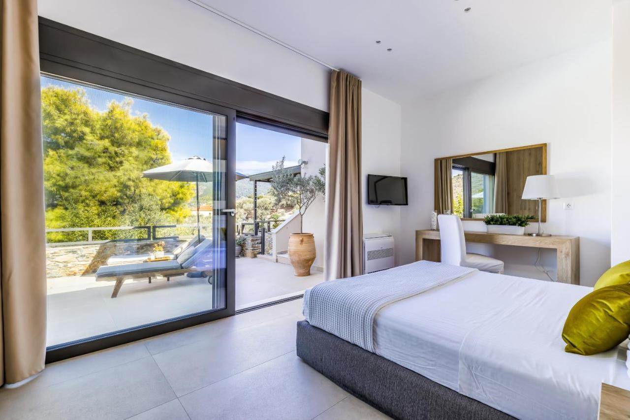 Villa Politimi Luxury Retreat Szkópelosz Kültér fotó
