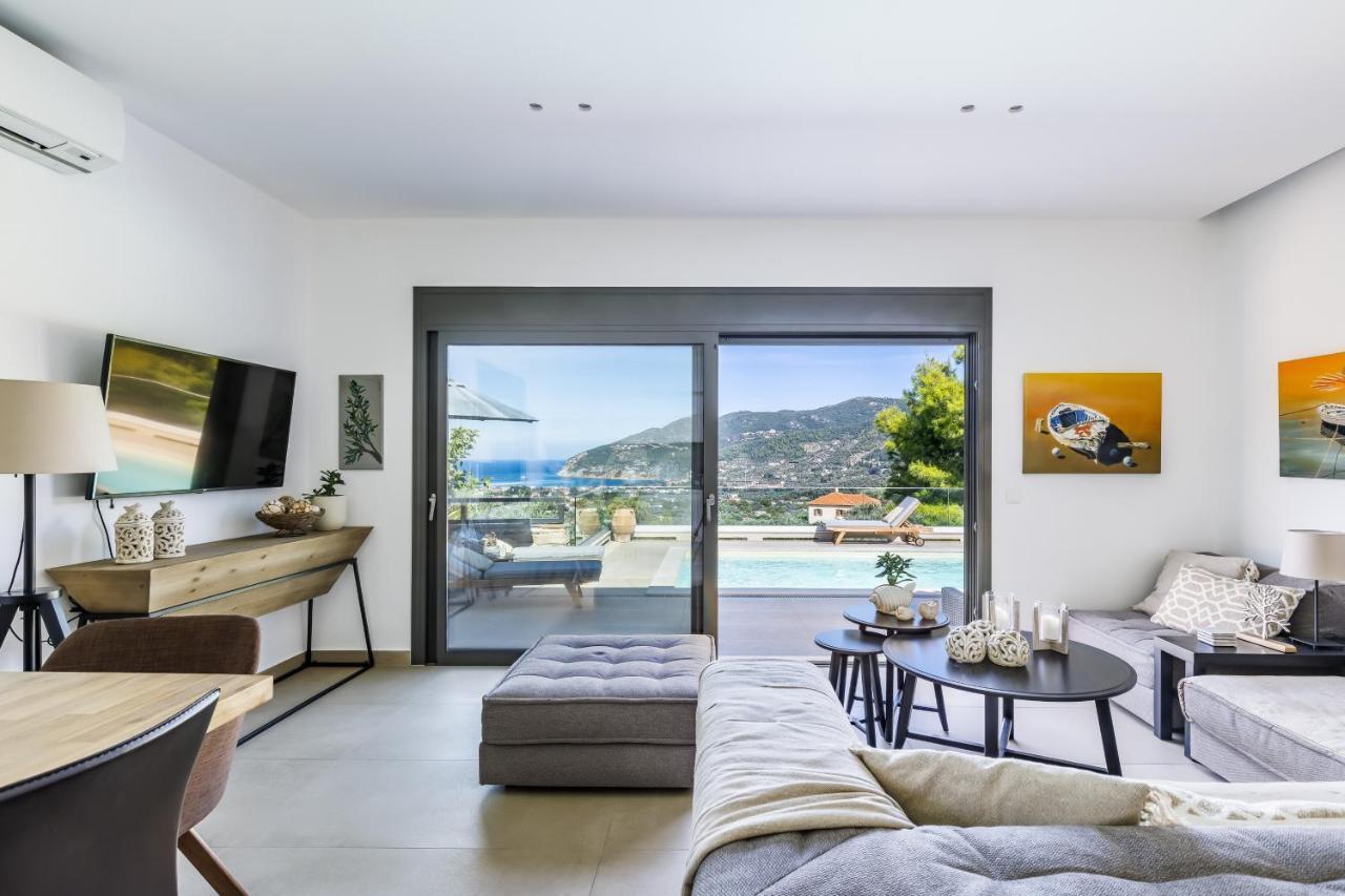 Villa Politimi Luxury Retreat Szkópelosz Kültér fotó