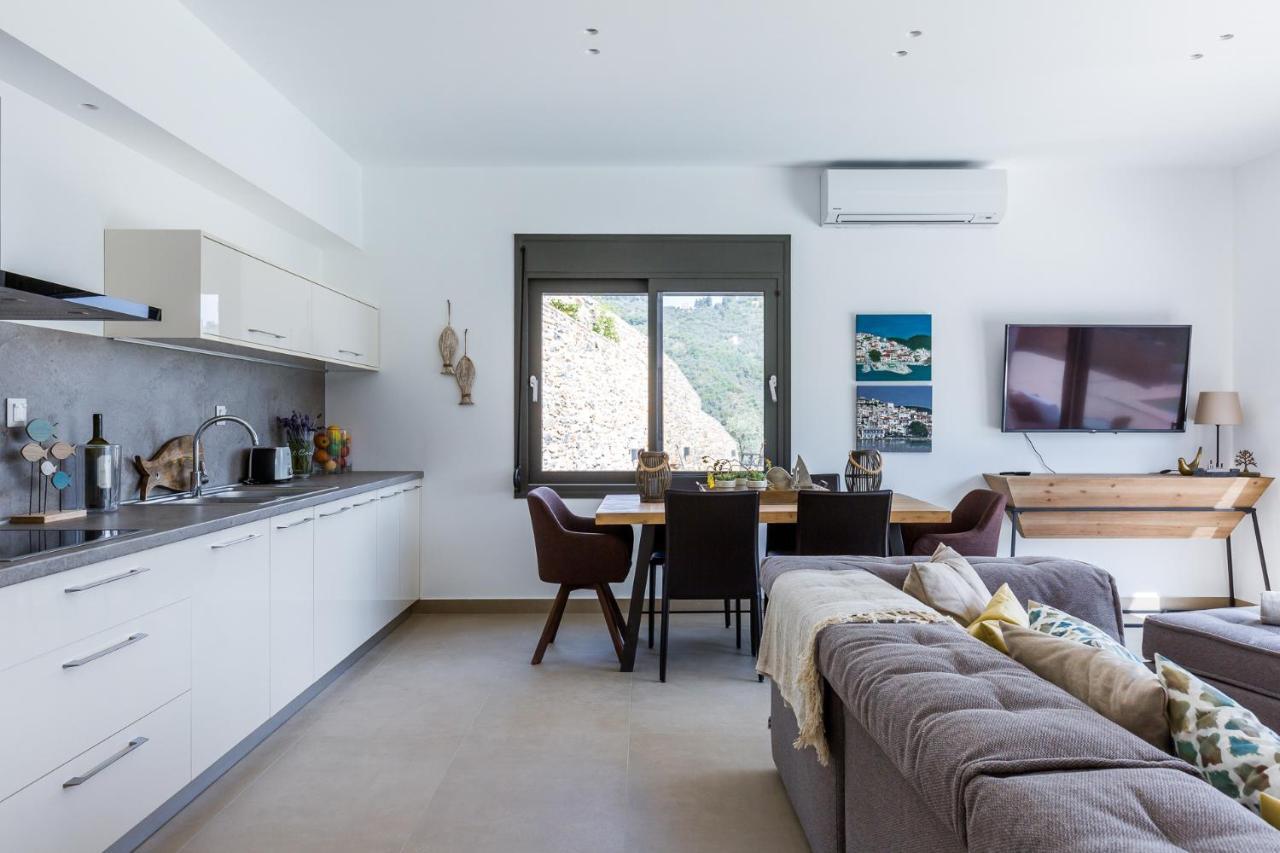 Villa Politimi Luxury Retreat Szkópelosz Kültér fotó